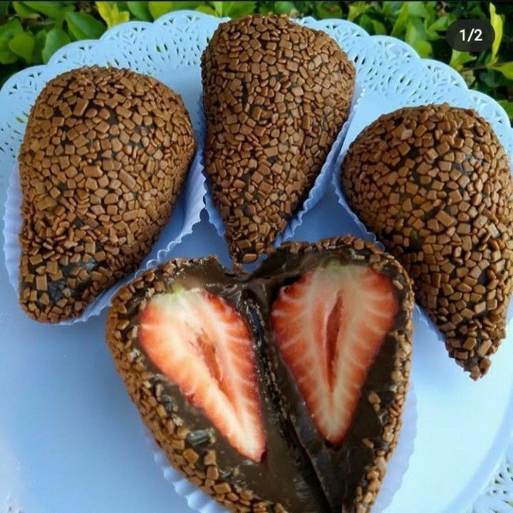 Coxinha gourmet de brigadeiro premium